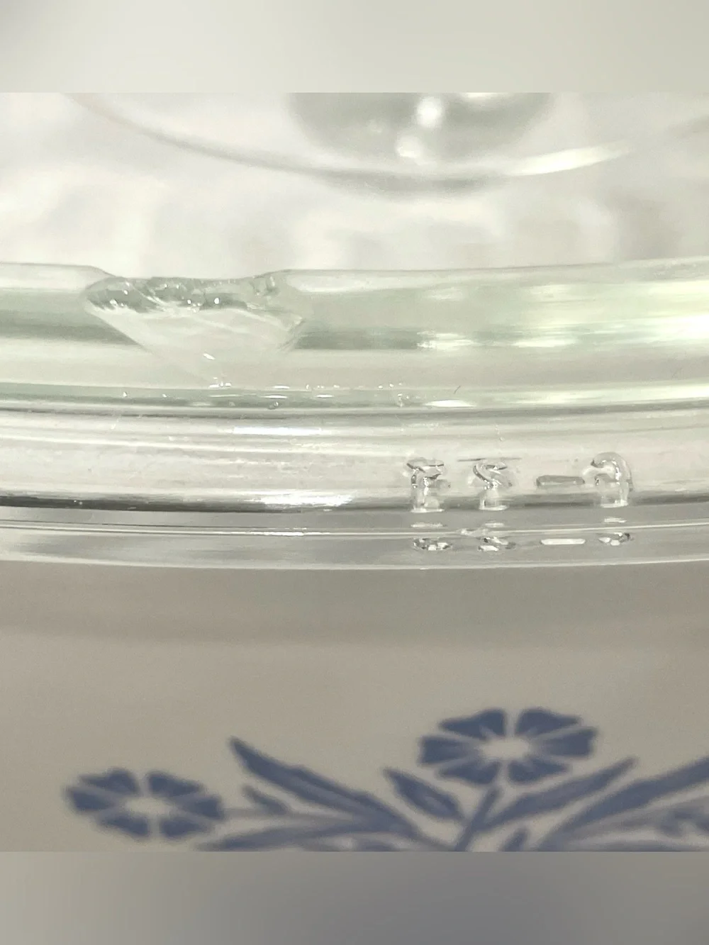 Vintage Corningware “Cornflower Blue” 10C Lidded Casserole Baking Dish | Burned